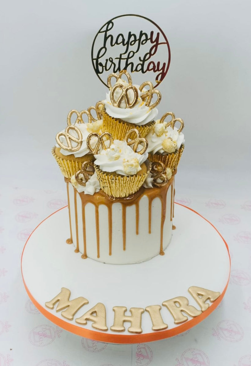 Gooey Salted Caramel Cupcake Cake – Zara Cakes