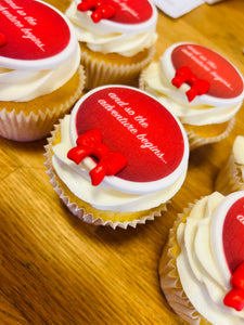 Personalised Christmas Cupcake