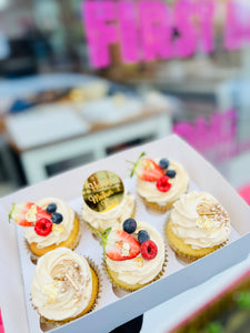 Mother’s Day Fresh Fruits cupcakes box of 4