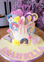 Load image into Gallery viewer, Pretty Disney Princess Birthday Cake
