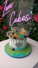 Load image into Gallery viewer, Cocomelon Themed drip cake
