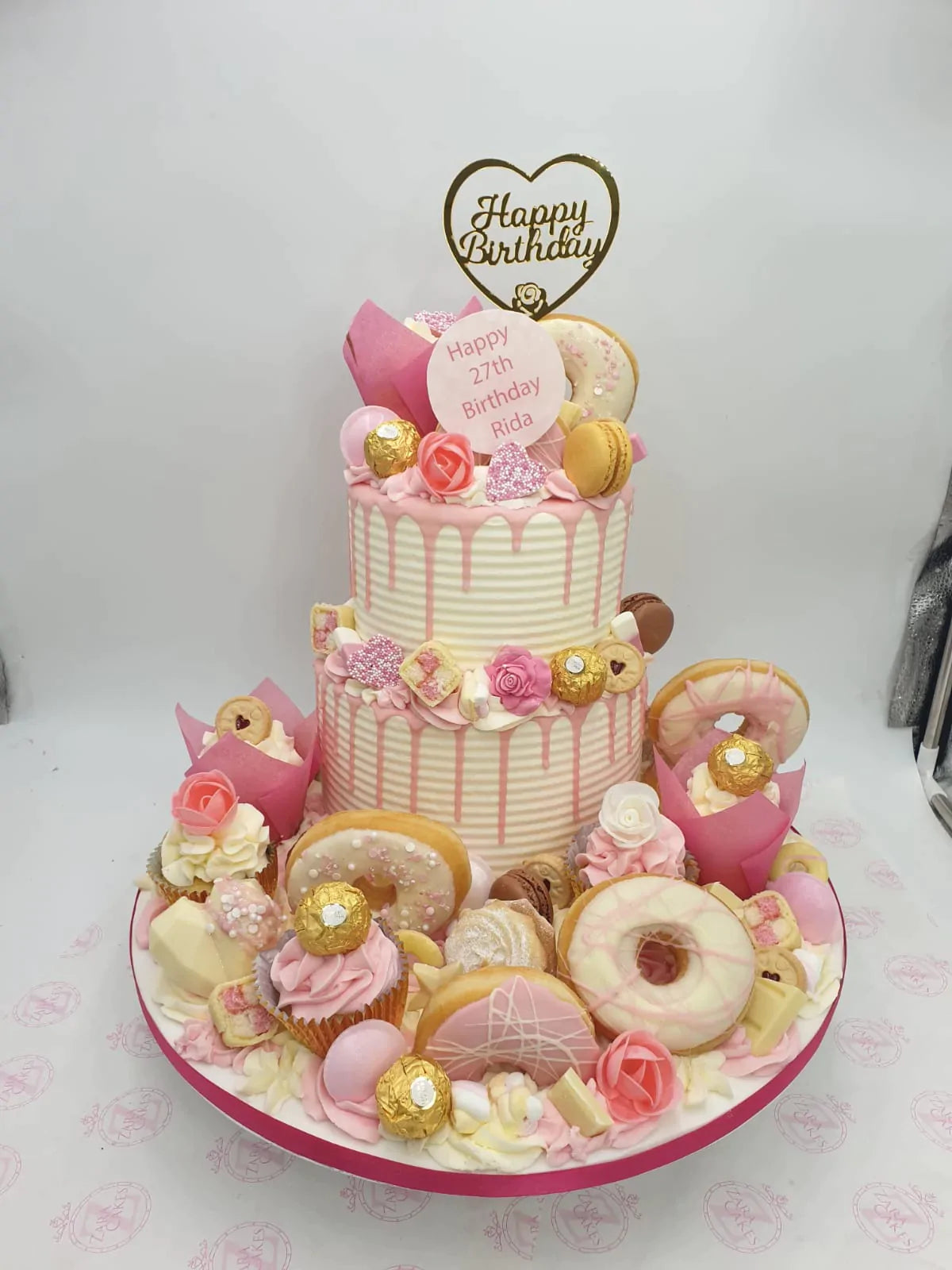 Asha's Cakes & More - 27th buttercream birthday cake❤ | Facebook